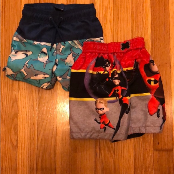 2 toddler boys swim suits